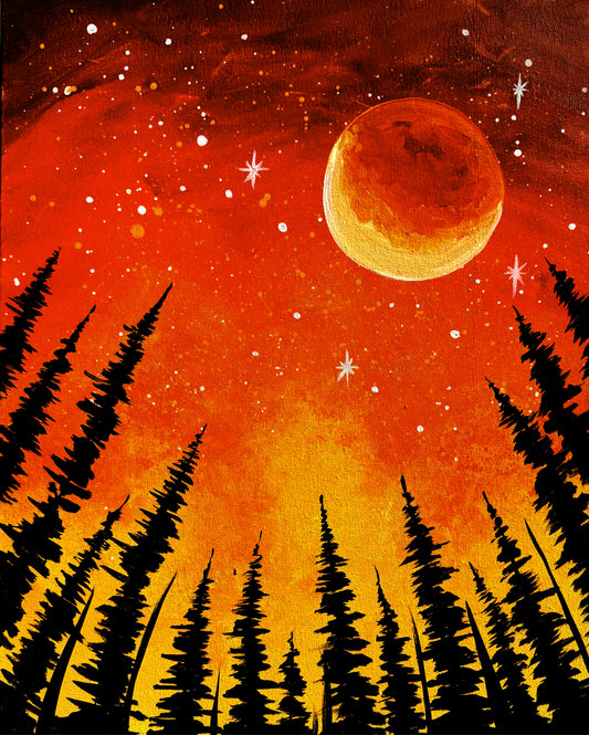 Crimson Moonrise