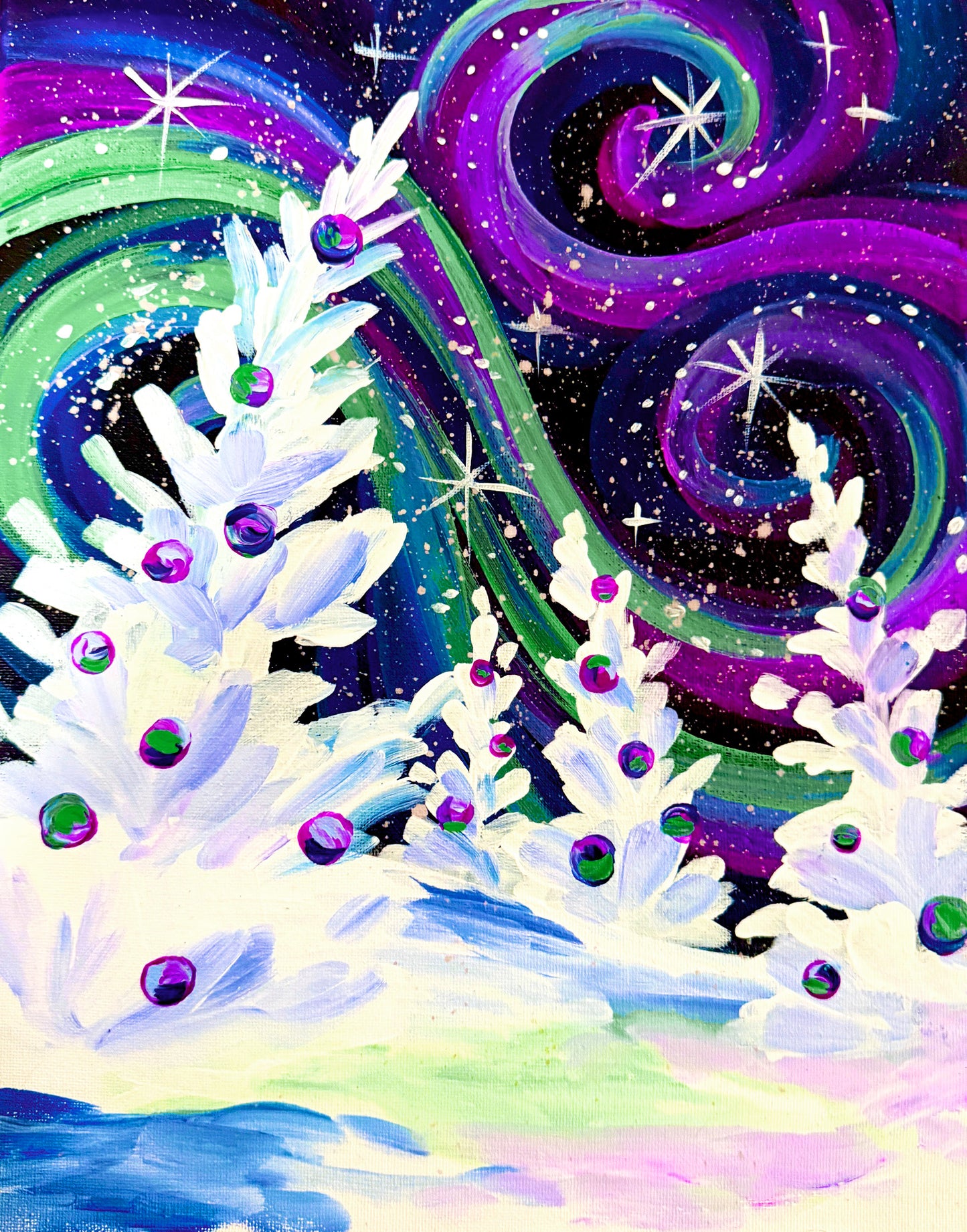 Snowy Swirls