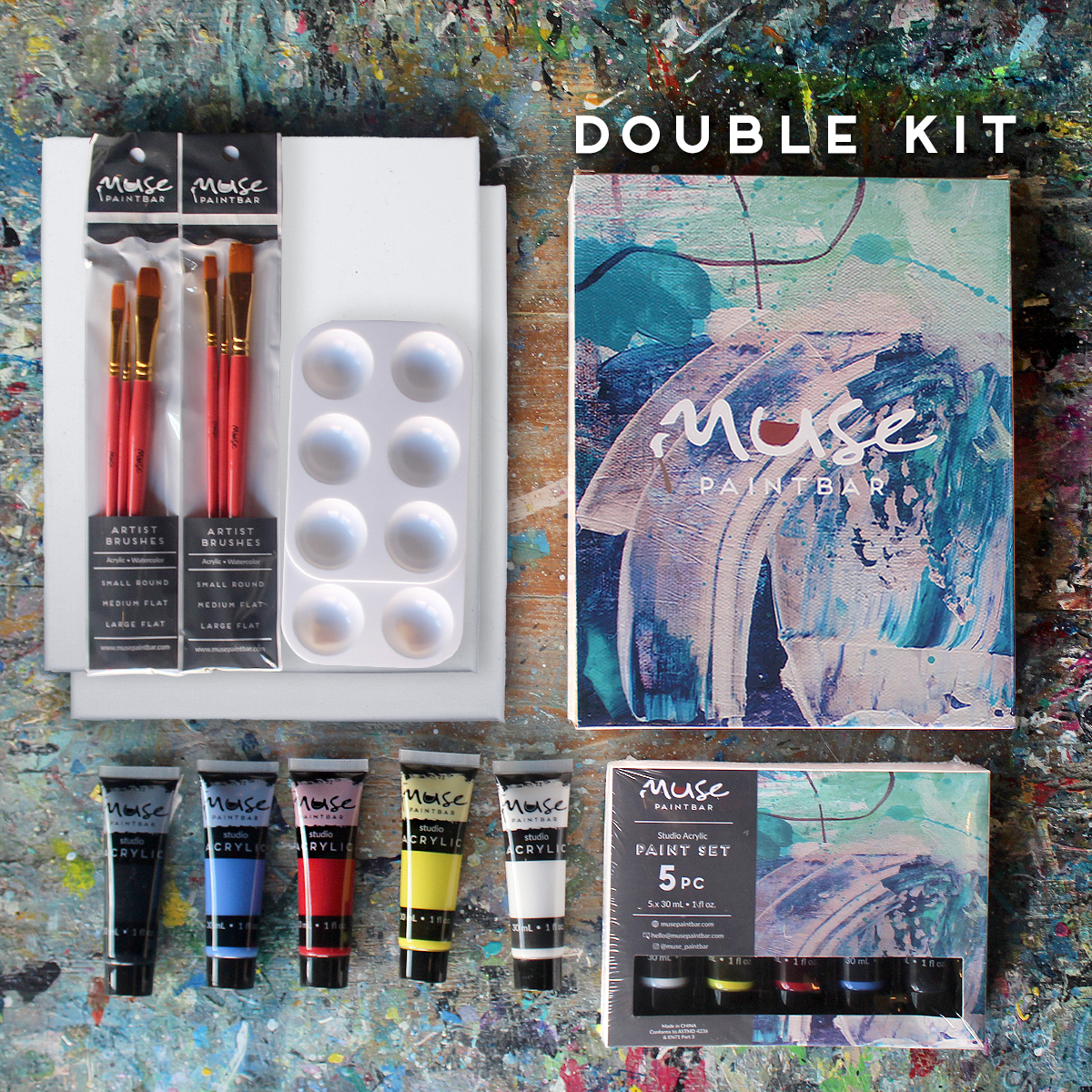Starry Brooklyn Bridge - Paint at Home Kit