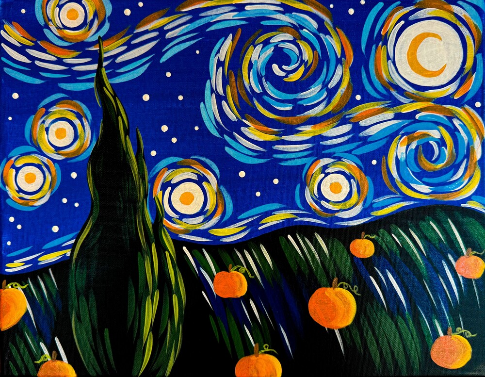 Starry Pumpkin Patch
