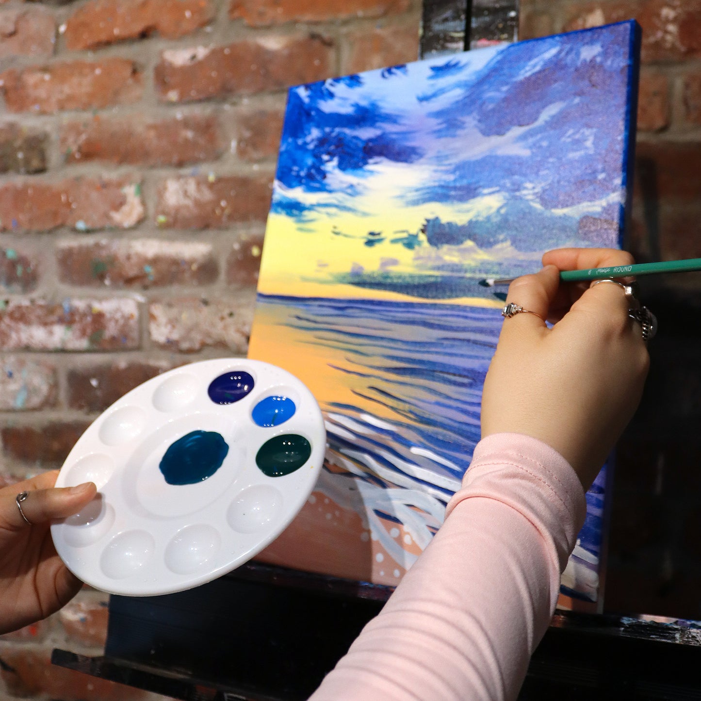 Muse Paintbar 3 Pack Circle Paint Palette