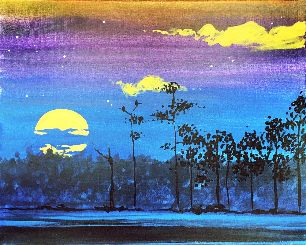 Savannah Harvest Moon