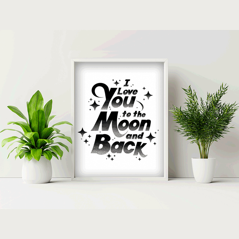 I Love You Print