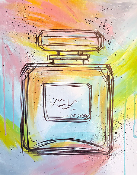 perfume bottle illustration
