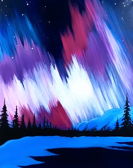 Blue Aurora - Paint at Home Kit