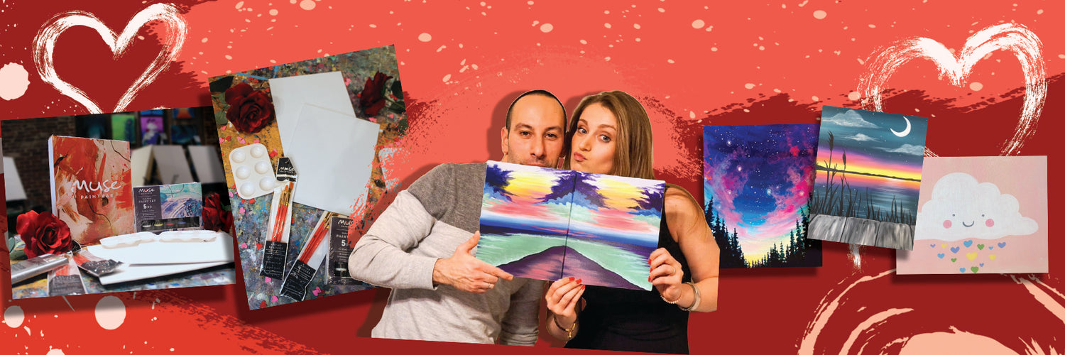 Valentine's Day Paint at Home Kits