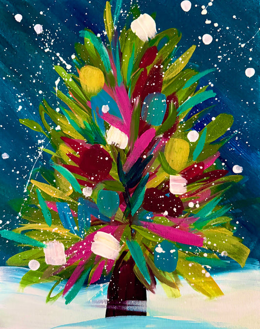 Abstract Christmas Tree