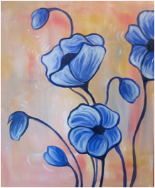 Blue Petunias