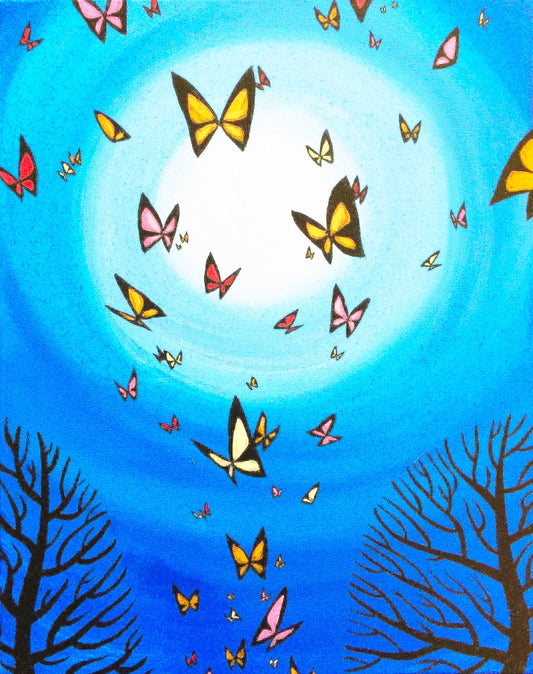 Moonlit Butterflies