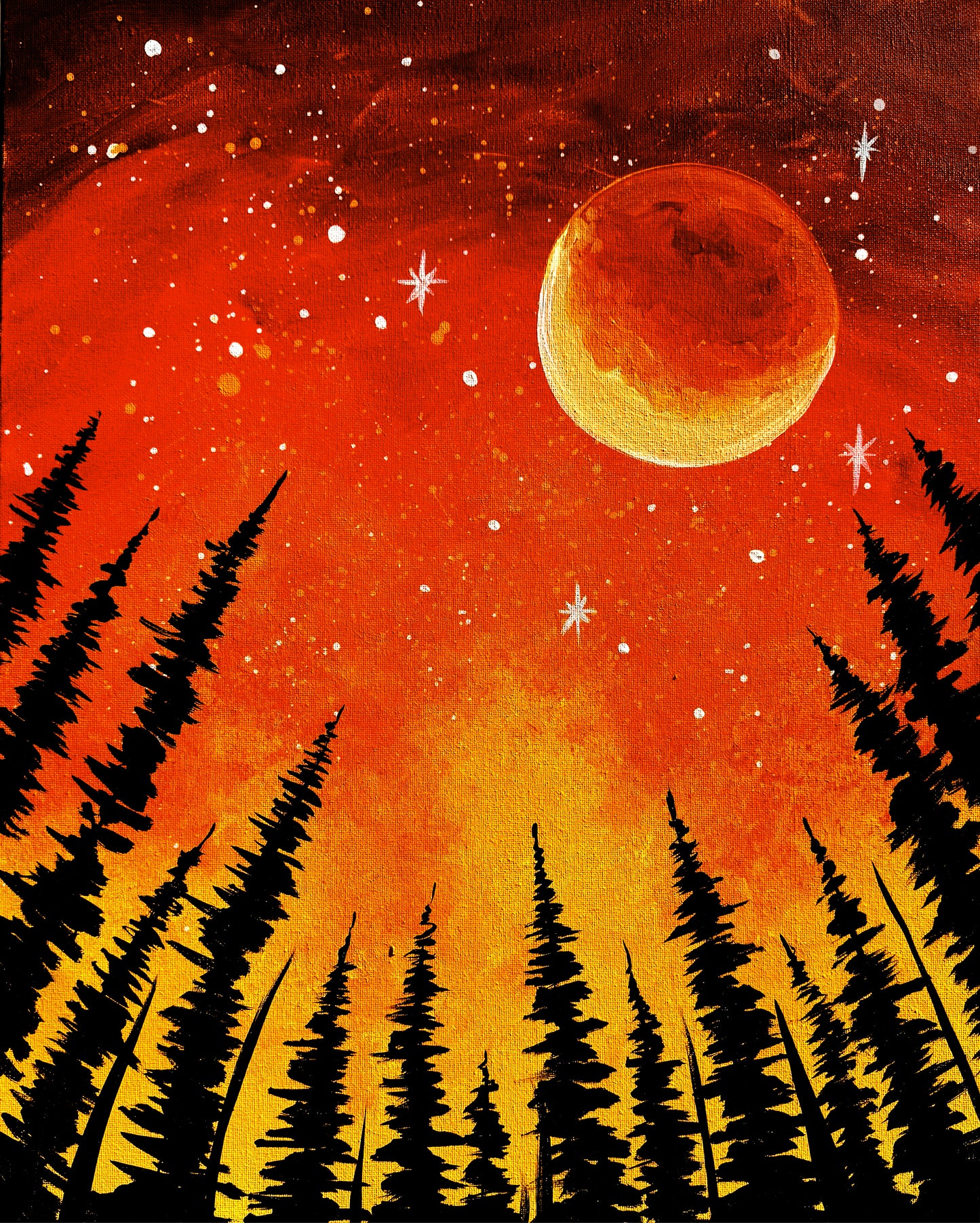 Crimson Moonrise