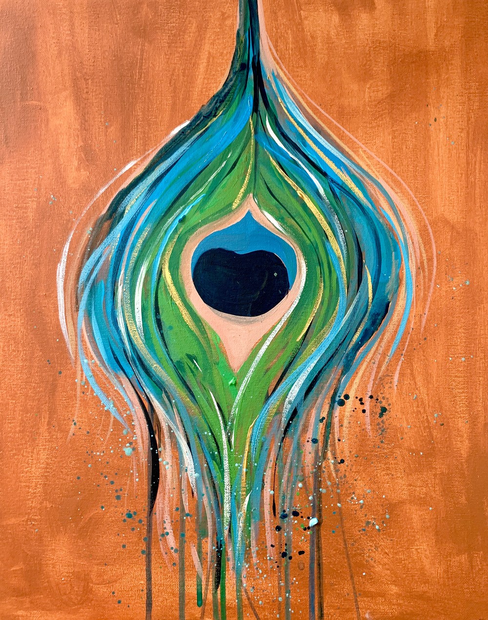 Drip Drop Peacock