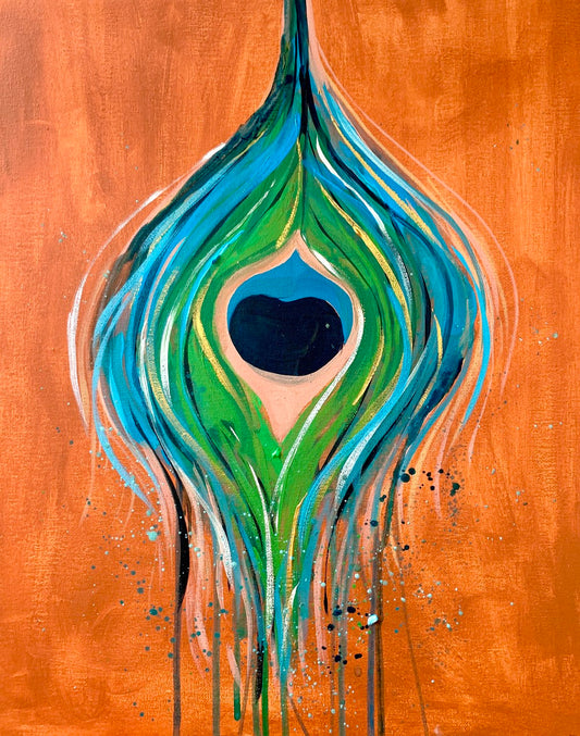 Drip Drop Peacock
