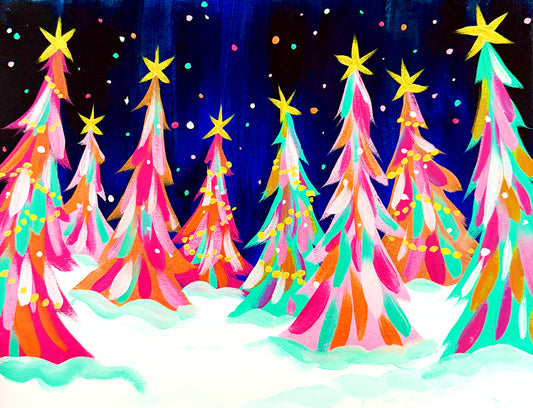 Glistening Evergreens