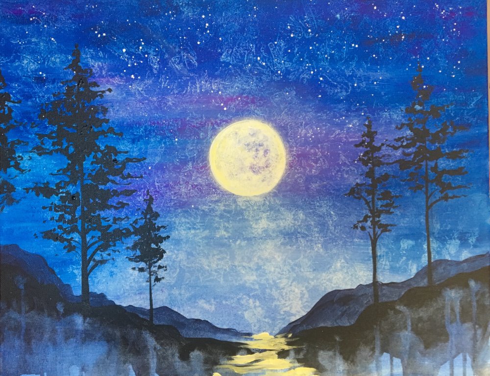 Glowing Moonscape