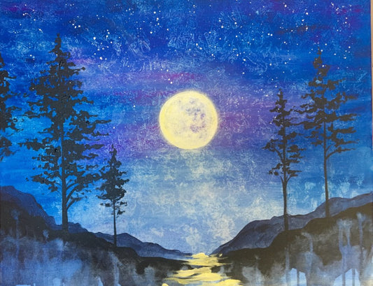 Glowing Moonscape