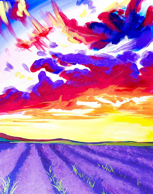 Lavender Sunset