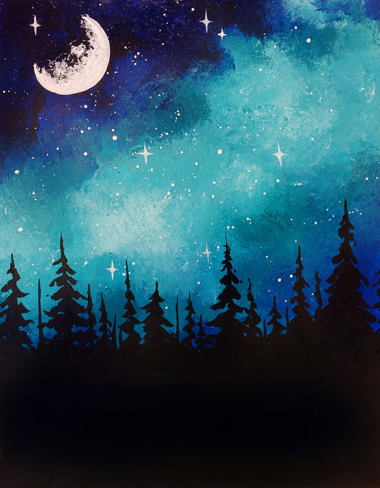 Moonlit Treetops