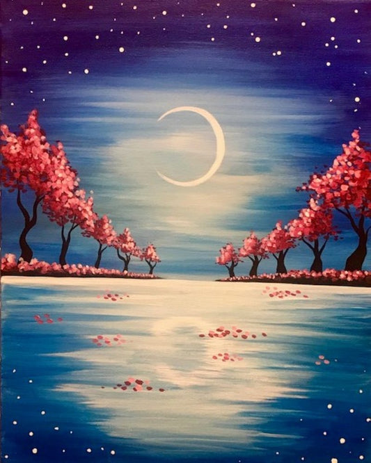 Pink Water Blossoms