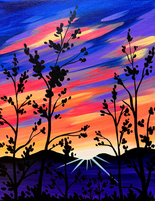 Sun Streaked Sky