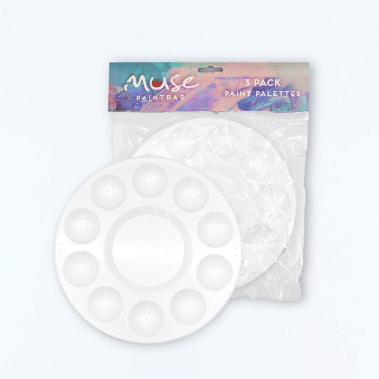 Muse Paintbar 3 Pack Circle Paint Palette