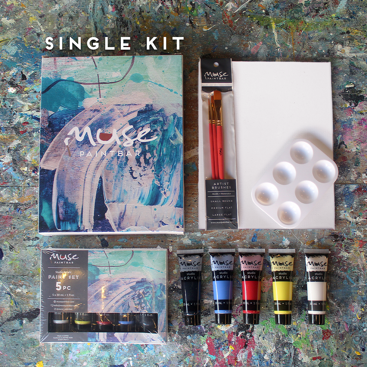 Starry Brooklyn Bridge - Paint at Home Kit