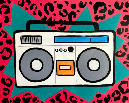 80's Night - Paint at Home Kit