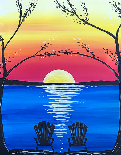 Adirondack Nights - Paint at Home Kit