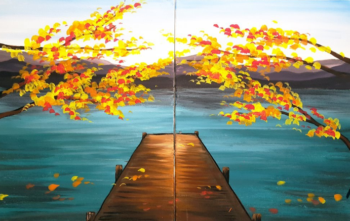Autumn Dock - Paint at Home Kit
