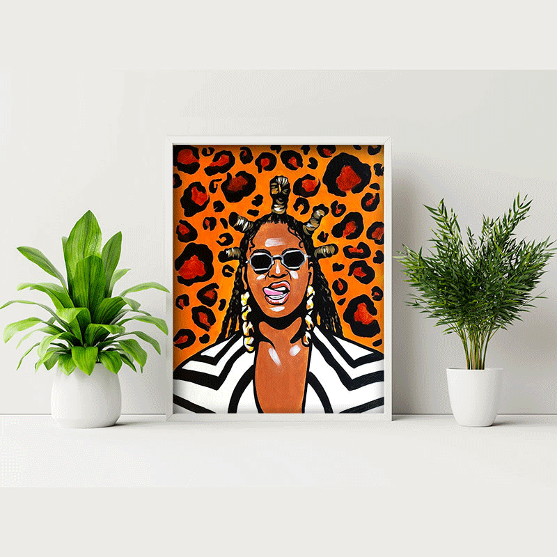 Beyonce Abstract Art