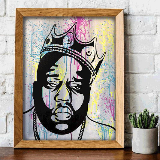 Biggie Splatter Print