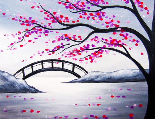 Blossoming Bridge - Paint at Home Kit