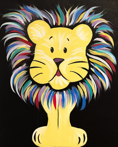 Brave Lion - Paint at Home Kit