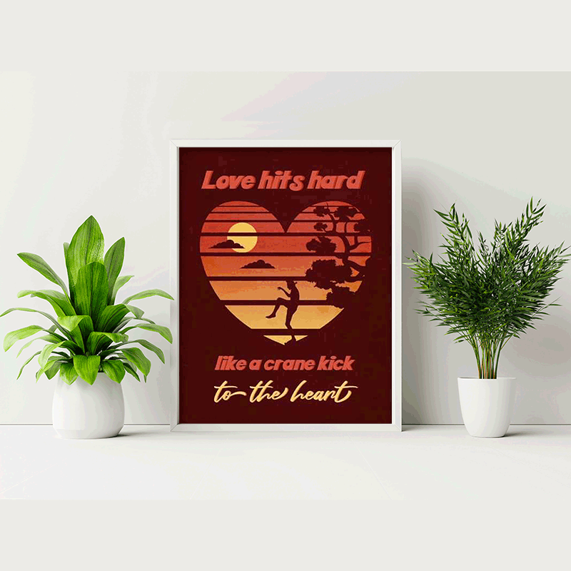 Love Hits Hard Print