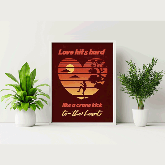 Love Hits Hard Print