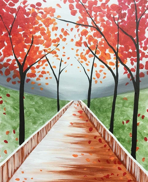 Fall Stroll - Paint at Home Kit