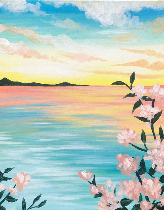 Hawaiian Hibiscus - Paint at Home Kit