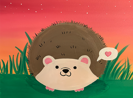 Hedgehog - Paint at Home Kit