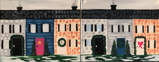Holiday Houses - Paint at Home Kit