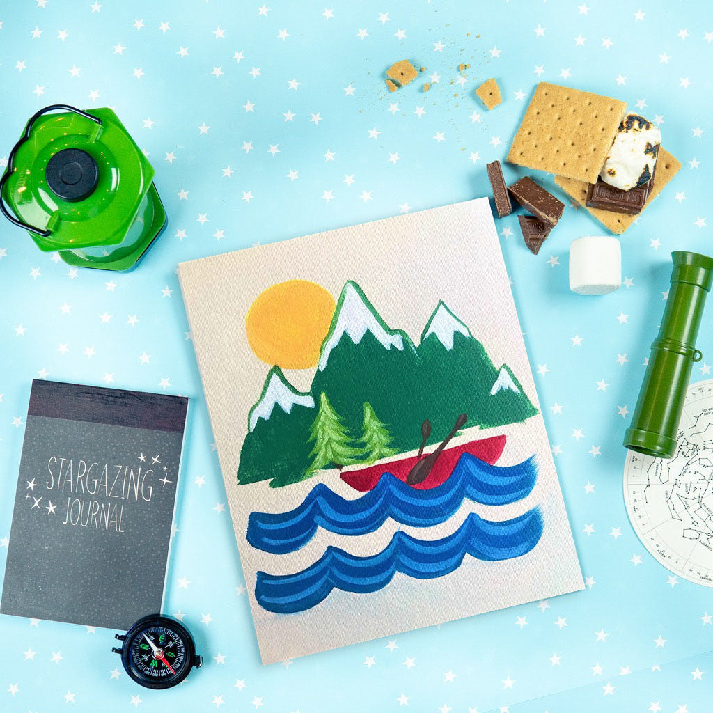 Cliffside Canoe - Paint at Home Kit