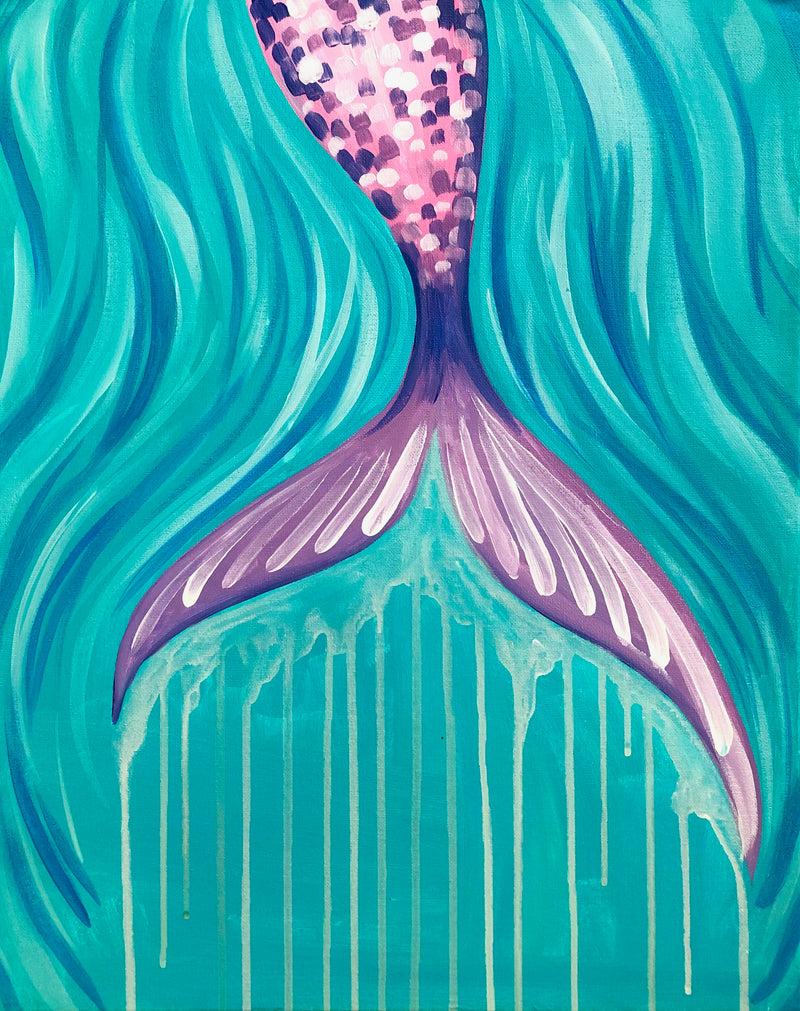 Mermaid Drip - Paint at Home Kit