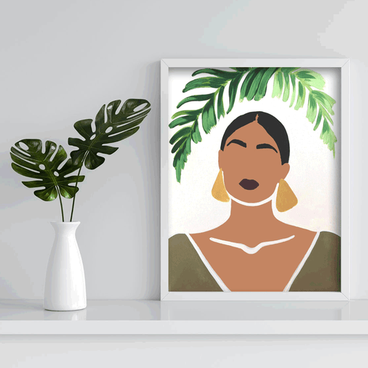 Mod Monstera Print