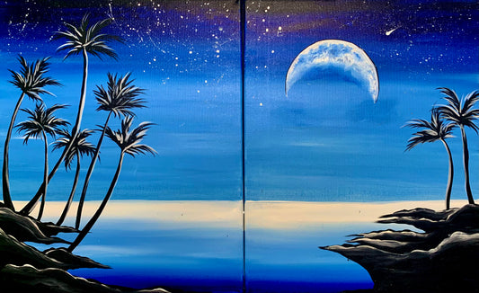Moonlit Seas - Paint at Home Kit