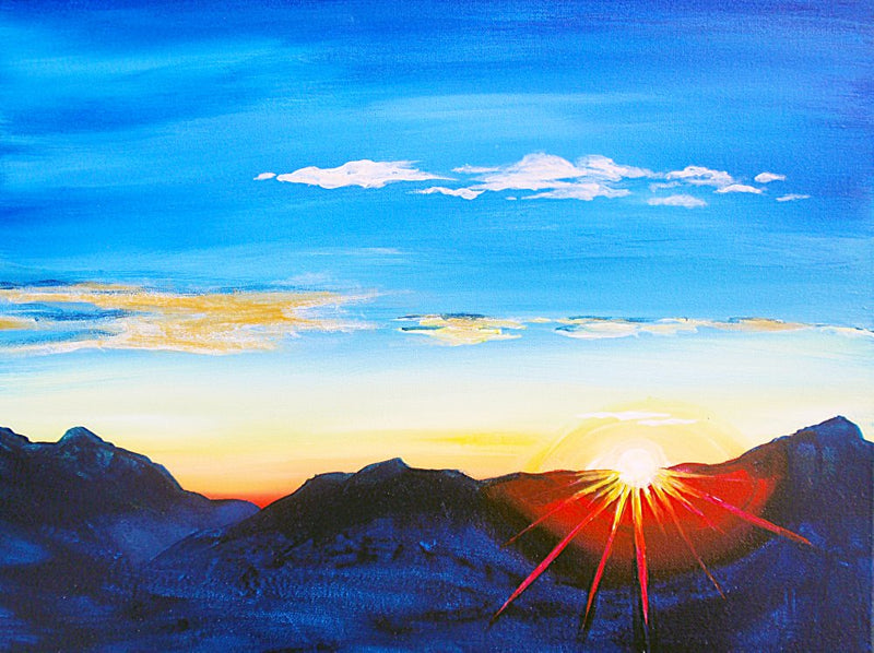 Mountain Sunrise - Paint at Home Kit
