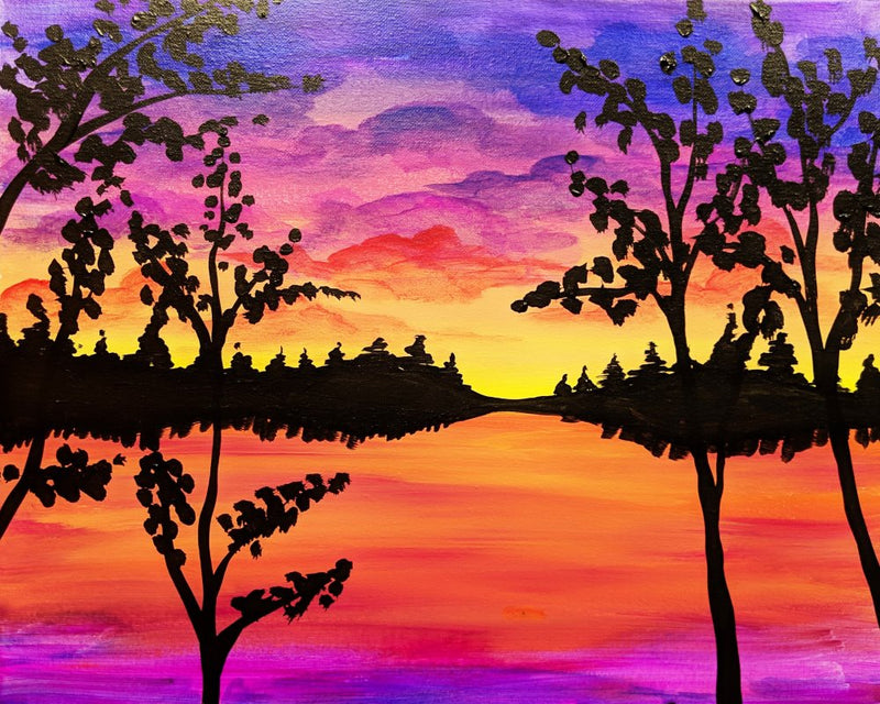 Soothing Sunset - Paint at Home Kit