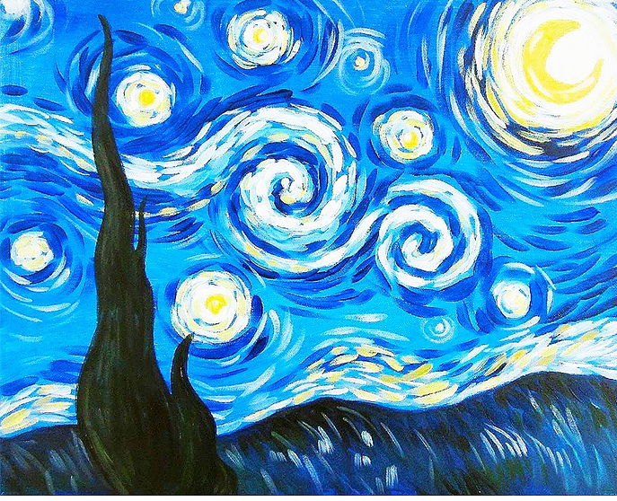 Starry Night - Paint at Home Kit
