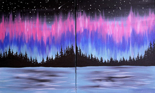 Turquoise Aurora - Paint at Home Kit
