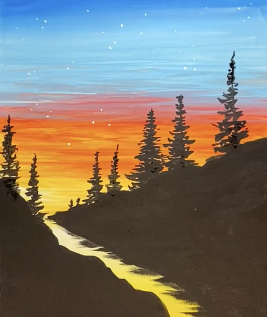 Twilight Hike - Paint at Home Kit