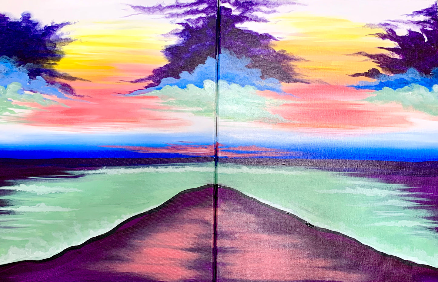 Violet Horizon - Paint at Home Kit